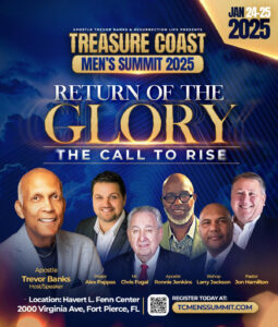 Treasure Coast Men's Summit 2025 flyer front