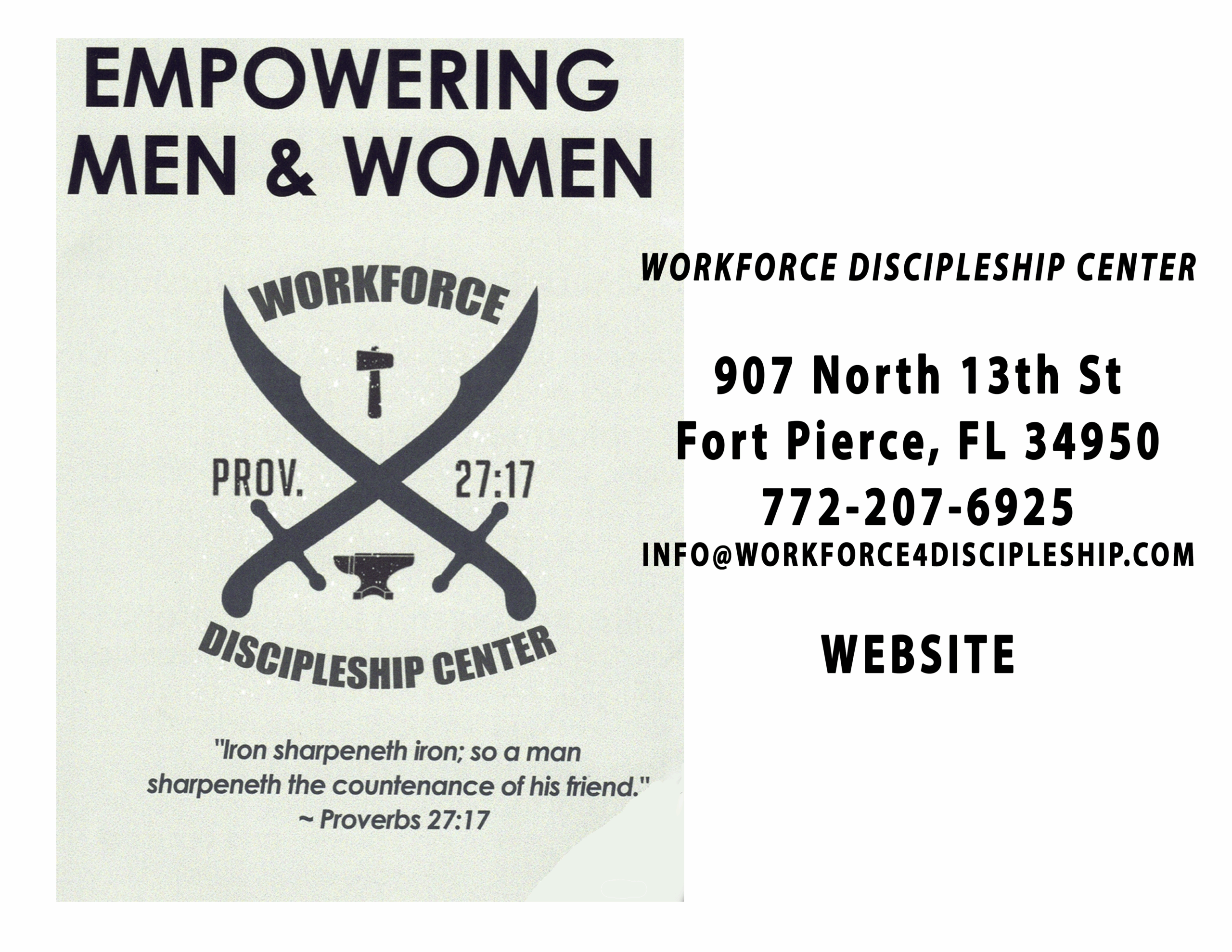 WORKFORCE DISCIPLESHIP CENTER