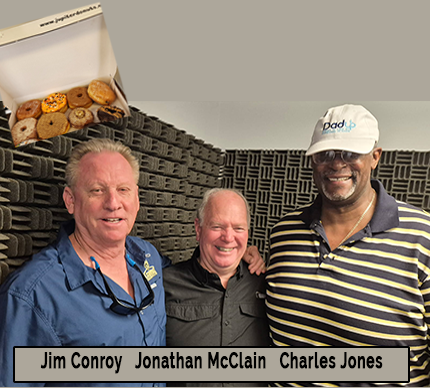 Jim Conroy, Jonathan, Charles Jones and the Donuts!