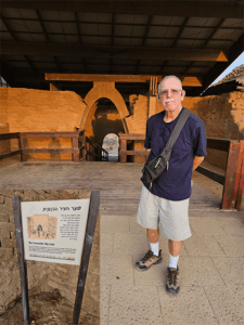 Rabbi Yaacov Zamstein at the East Gate, Ashkelon Israel