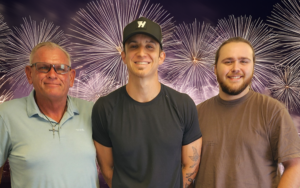 Jordan, Talon, Stewart for Fire Fest